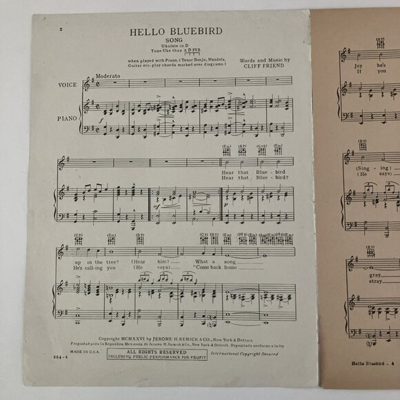 1920s 1930s Vintage Sheet Music  Mickey Rooney Judy Garland Indian Love Call - Picture 12 of 16